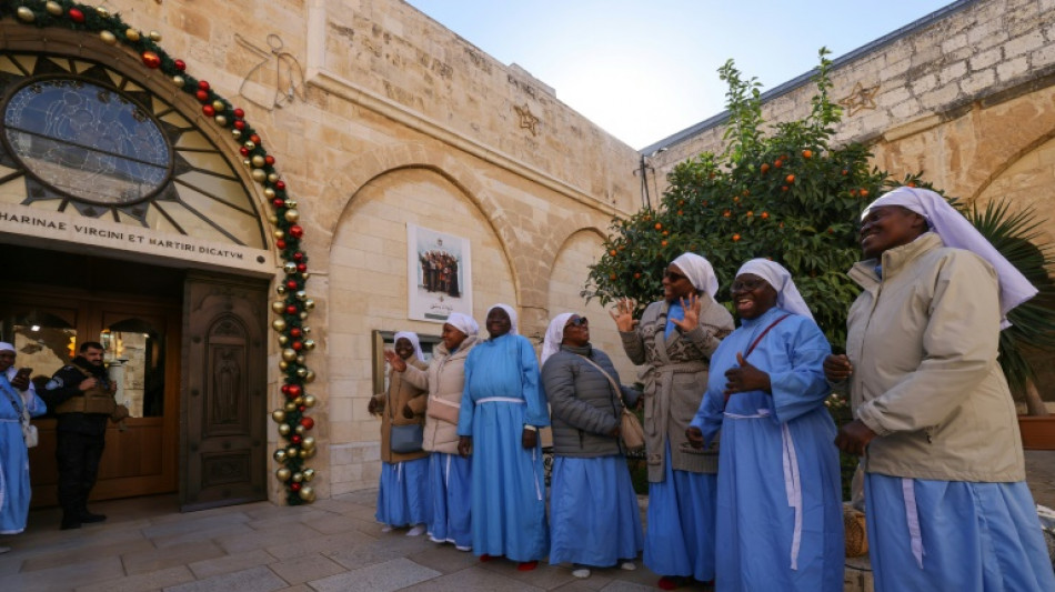 No&euml;l &agrave; Bethl&eacute;em, une "&eacute;chappatoire" &agrave; la guerre pour les chr&eacute;tiens de Terre sainte