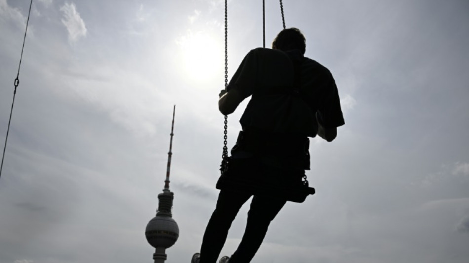 A Berlin, "l'impression de voler" sur la plus haute balan&ccedil;oire d'Europe