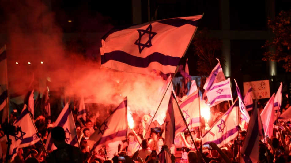 Tausende Israelis protestieren zu Jahrestag der Staatsgr&uuml;ndung gegen Justizreform