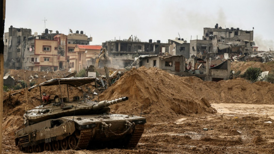 Gaza: Khan Youn&egrave;s, un centre-ville d&eacute;truit, de la boue et des tunnels