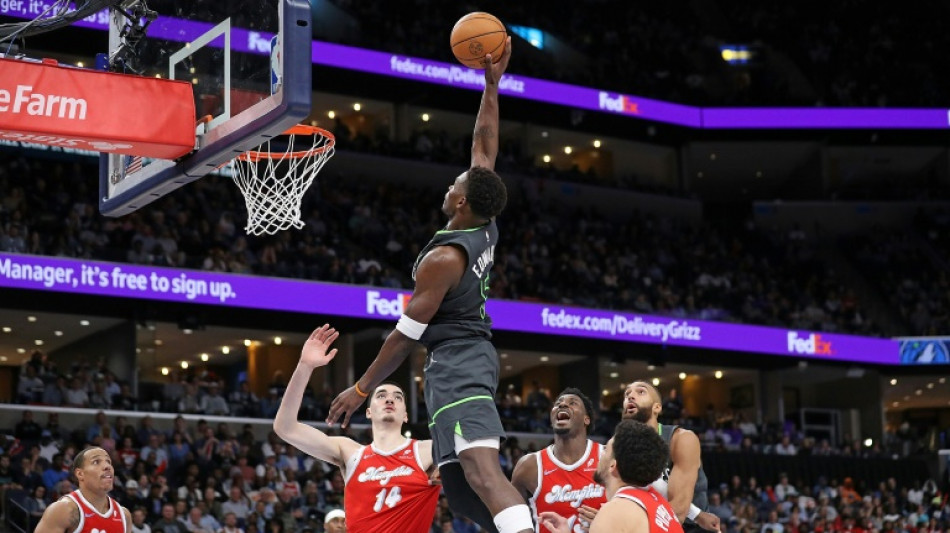 Edwards leads Wolves past Grizzlies as playoff race heats up