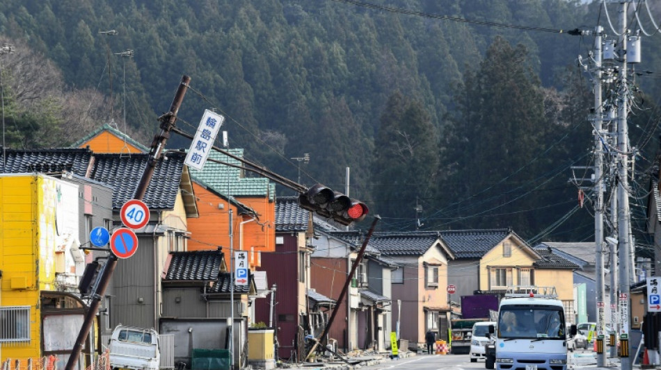 S&eacute;isme au Japon: une nonag&eacute;naire retrouv&eacute;e vivante, 222 personnes toujours port&eacute;es disparues