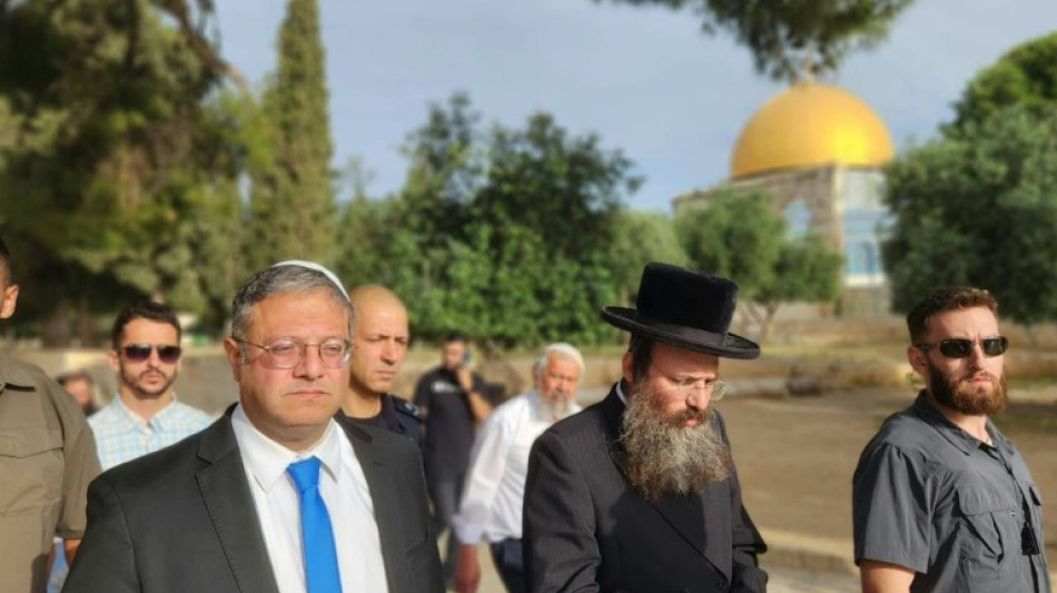J&eacute;rusalem: un ministre isra&eacute;lien d'extr&ecirc;me droite sur l'esplanade des Mosqu&eacute;es 