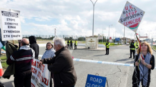 Manifestation &agrave; Chypre contre l'utilisation de bases britanniques dans la guerre &agrave; Gaza