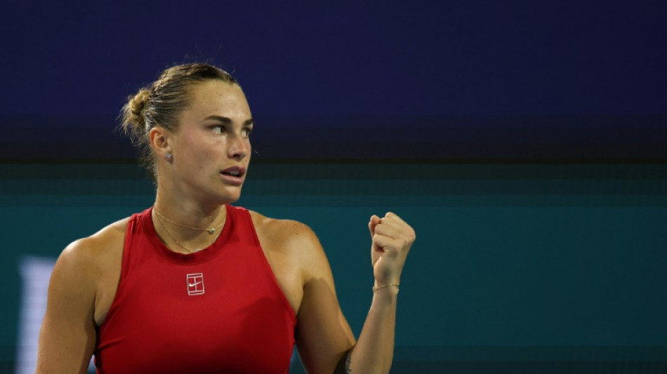 Sabalenka vence Paolini e avan&ccedil;a a sua primeira final em Miami