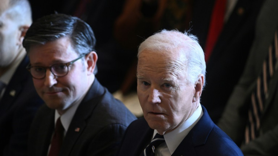 Biden re&ccedil;oit les &eacute;lus du Congr&egrave;s, entre aide &agrave; l'Ukraine et paralysie budg&eacute;taire
