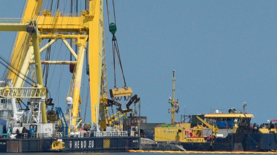 Vor Sizilien gesunkene Luxusjacht "Bayesian" vom Meeresgrund geborgen