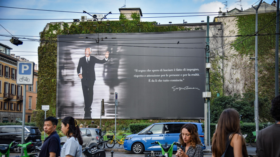 La Camera della Moda dedica la Fashion week ad Armani
