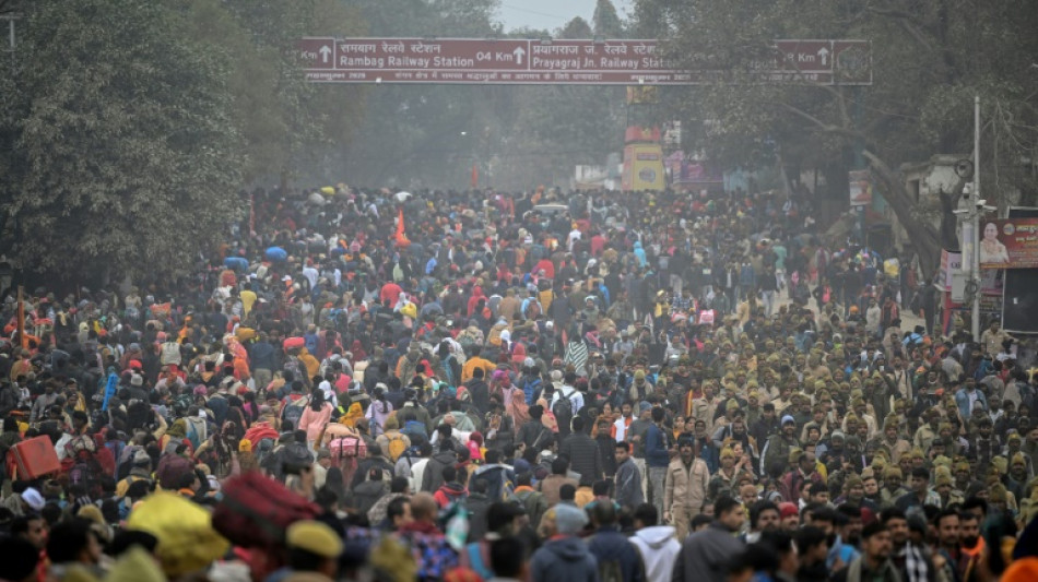 En Inde, l'IA pour dompter la foule des p&egrave;lerins de la Kumbh Mela