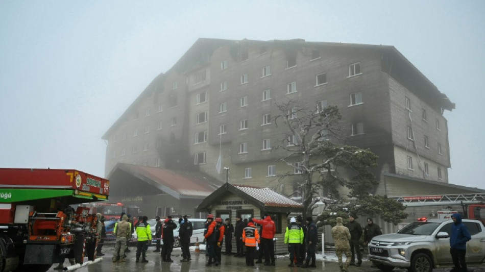 Turqu&iacute;a condena a cadena perpetua a los responsables del incendio mortal en un hotel de monta&ntilde;a