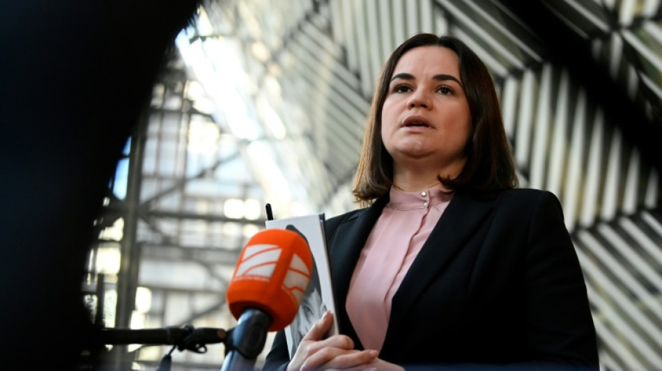 Bielorrusia est&aacute; bajo "ocupaci&oacute;n militar" rusa, afirma la l&iacute;der opositora