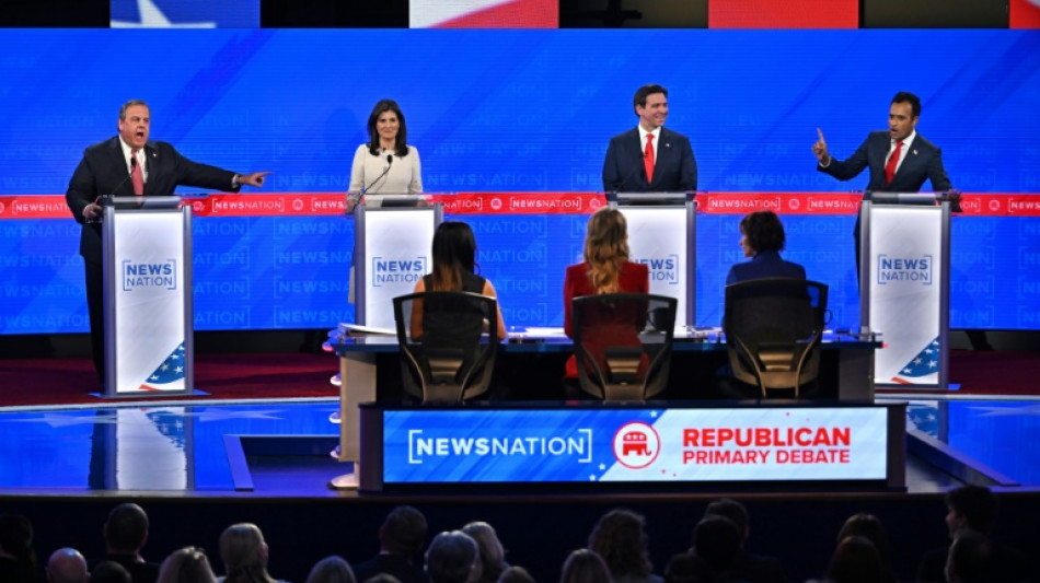 Nikki Haley attaqu&eacute;e lors d'un d&eacute;bat r&eacute;publicain pour 2024, snob&eacute; par Trump