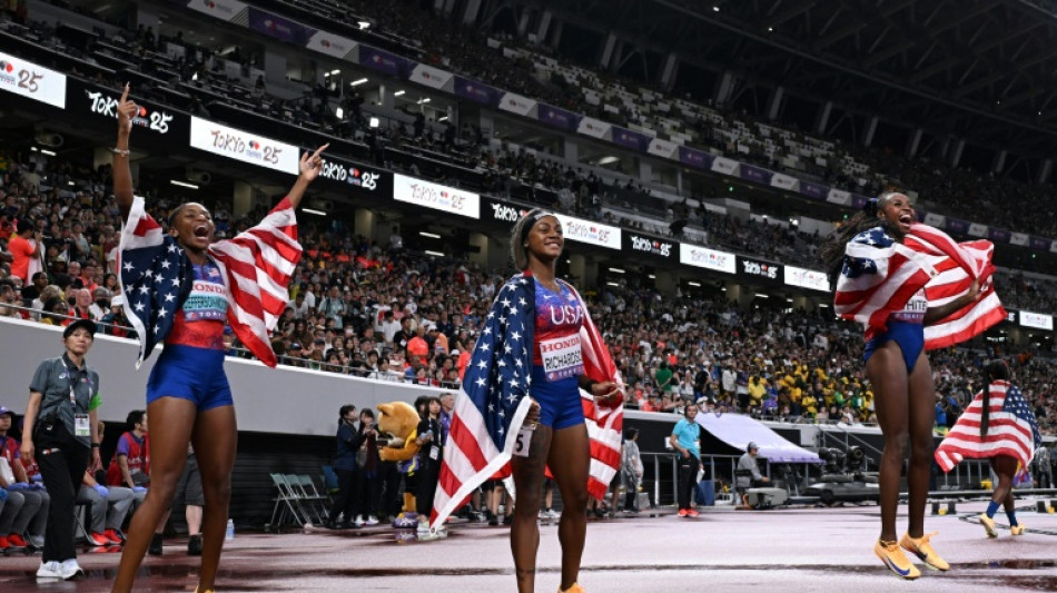 American track stars bid golden farewell to worlds