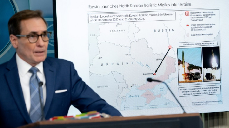 La Cor&eacute;e du Nord a fourni des missiles &agrave; la Russie pour attaquer l'Ukraine, selon la Maison Blanche
