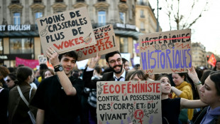 8-mars: plusieurs milliers de manifestants pour les droits de femmes à Paris