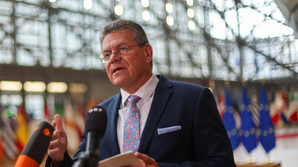 Sefcovic domani in Usa, 'cerchiamo di ottenere il massimo'